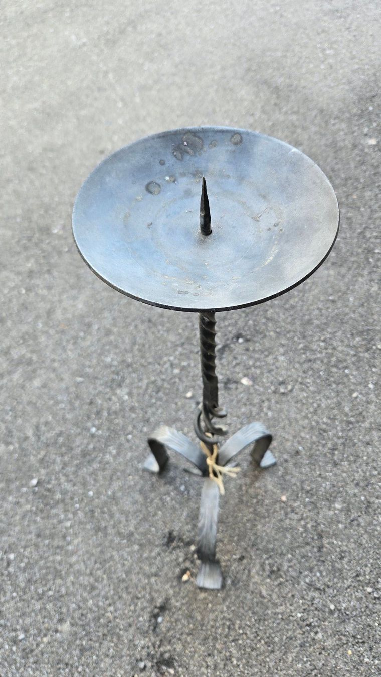 Portacandele: 2 Kerzenständer, Metall, H 72 cm – Usato da Winterthur venduto da meinweinkeller 5