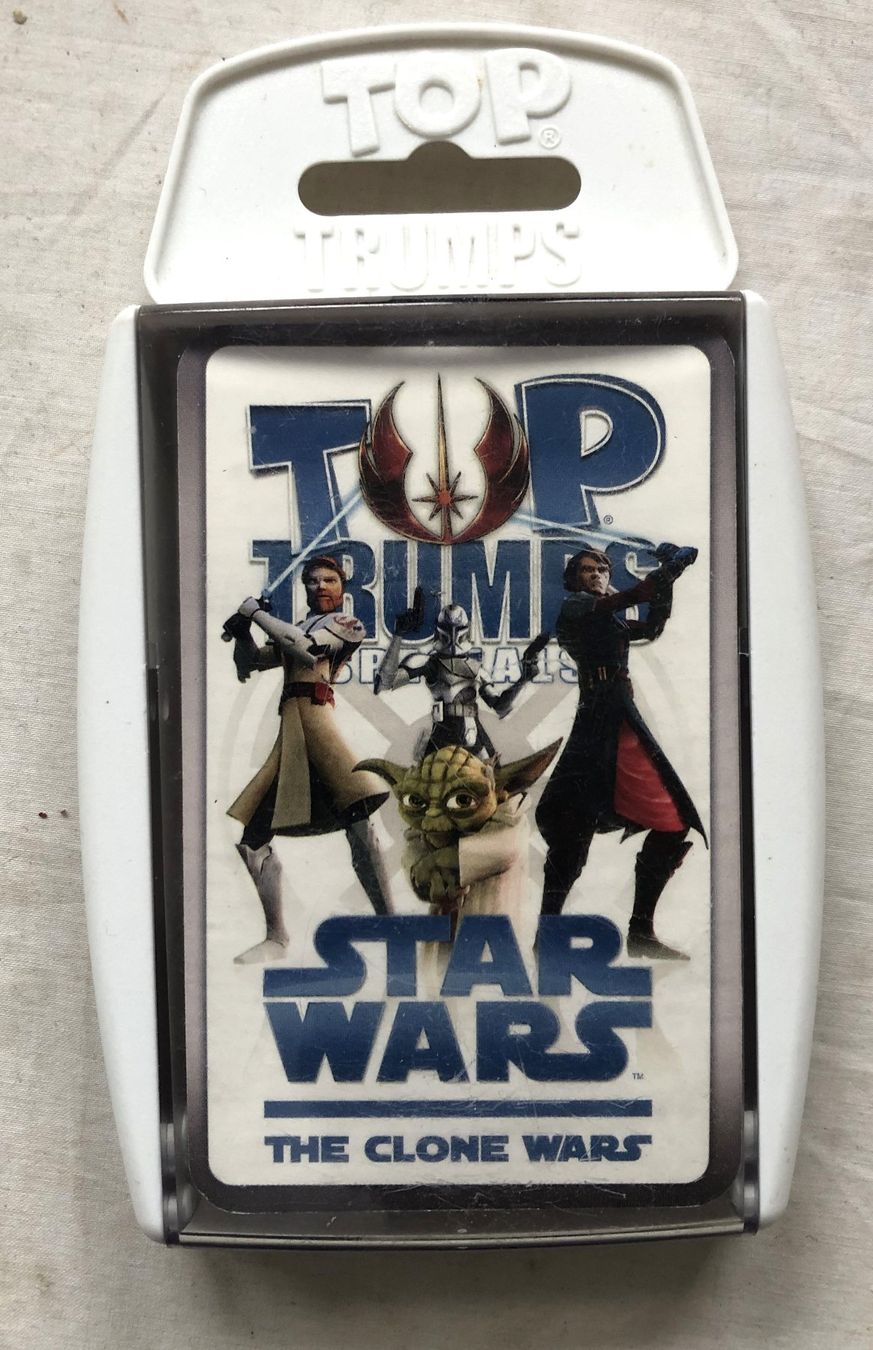 Giochi: TOP TRUMPS - Quartett - STAR WARS - THE CLONE WARS – Usato da Schaffhausen venduto da durruti