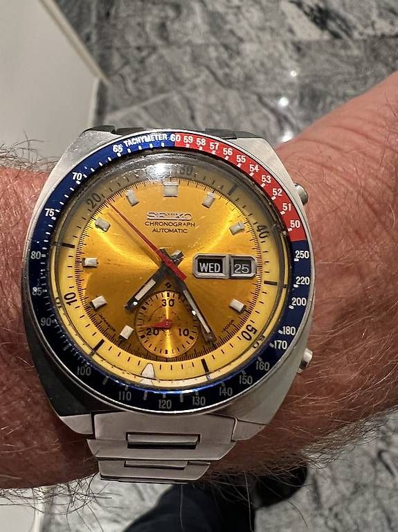 Orologi: Seiko Pogue Automatic Chronograph Day -Date – Usato da Steinmaur venduto da Mandy.Steinbruch1953 4