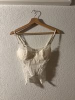 Corset Ademi blanc avec dentelle et tulle état neuf