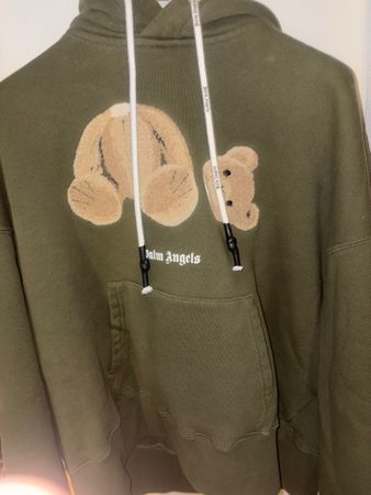 Palm Angels - Hoodie kaki taille M OVERSIZE