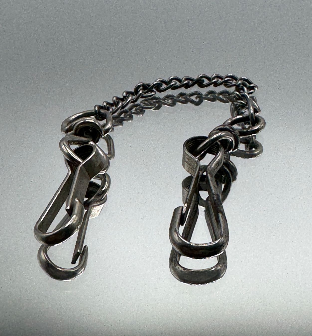 Catenine: Metallkette mit Karabiner Verschluss – Usato da Sachseln venduto da BONATI01