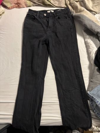 Stradivarius Jeans Highwaist Schwarz Grösse: 36