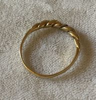 Vergoldeter Ring aus 800er Silber Grösse 50 