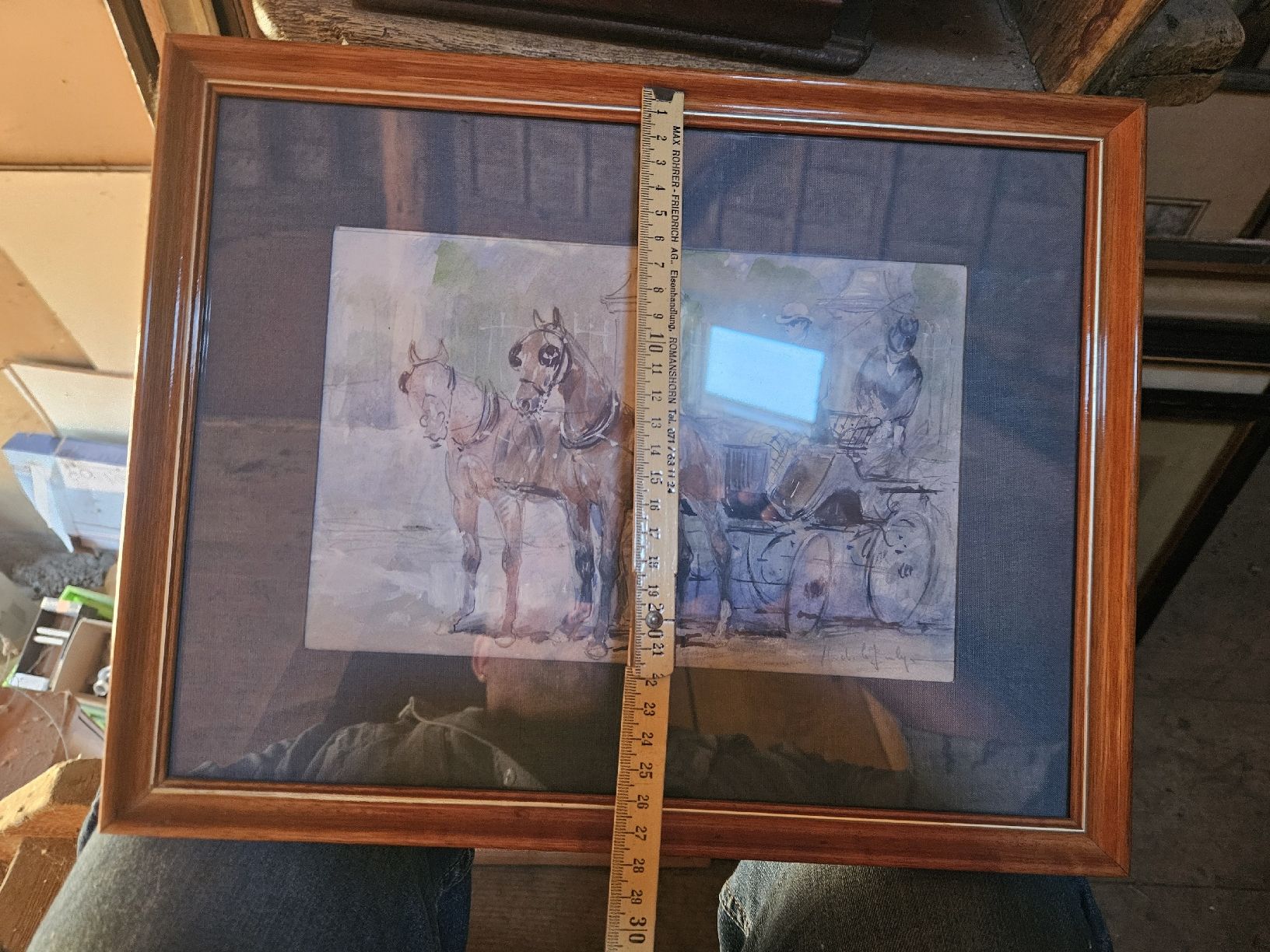 Tableaux: gemälde aquarel – D'occasion à Schwellbrunn par Omega-alpha 4