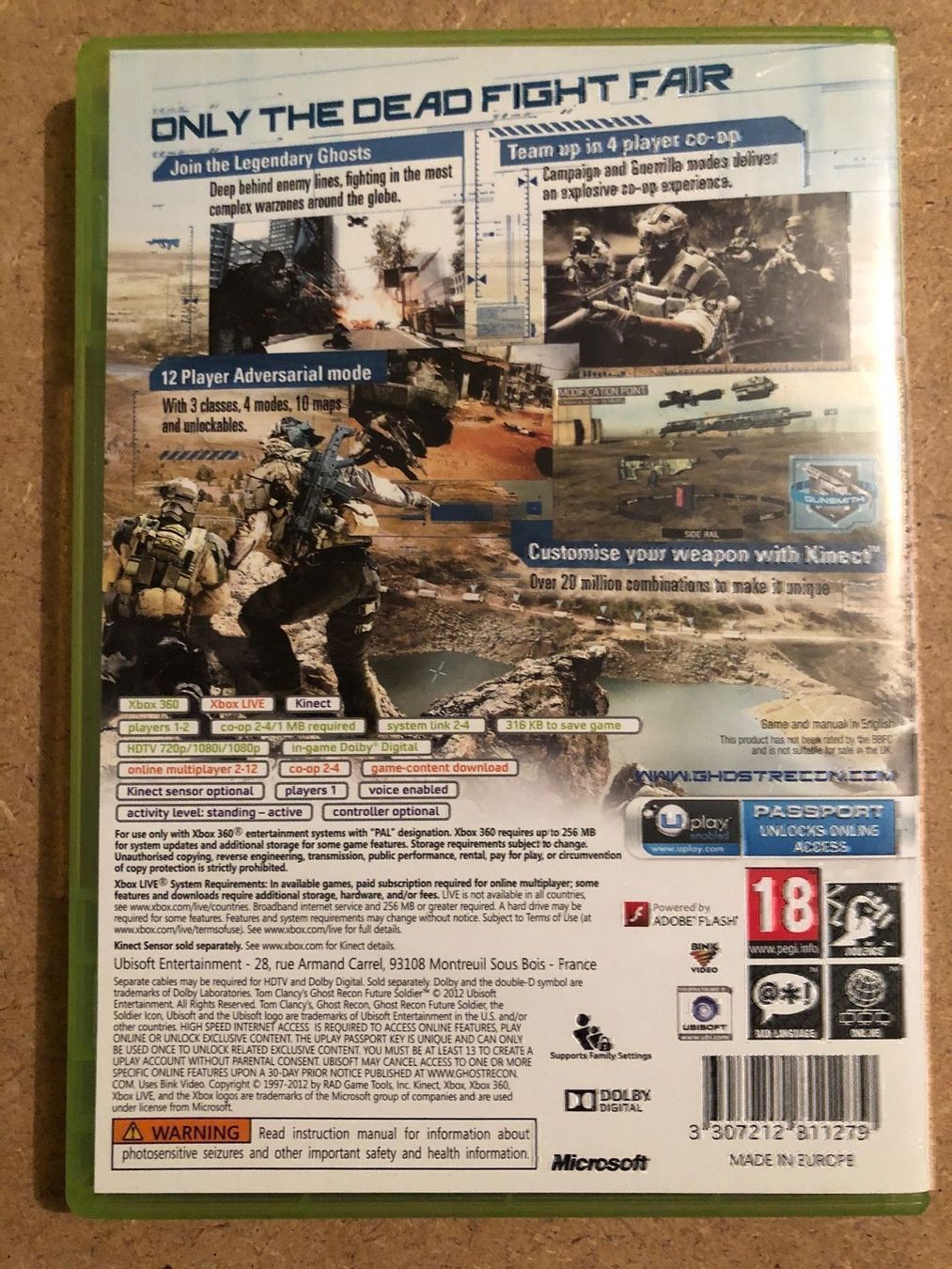 Spiele: Ghost Recon Future Soldier Xbox 360 – Gebraucht aus Kestenholz von Mad18 1