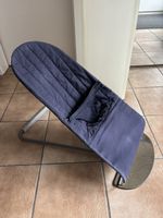 Babyschaukel dunkelblau mit Metallgestell guter Zustand