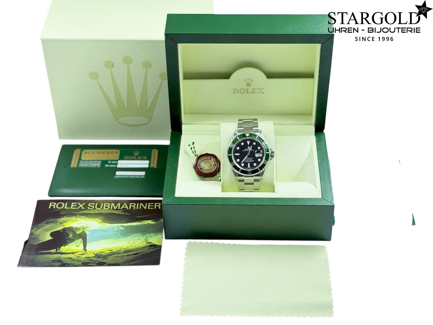 Rolex Orologi: Rolex Submariner Date - Kermit - 16610LV – Usato da Zürich venduto da Stargold-Uhren 9