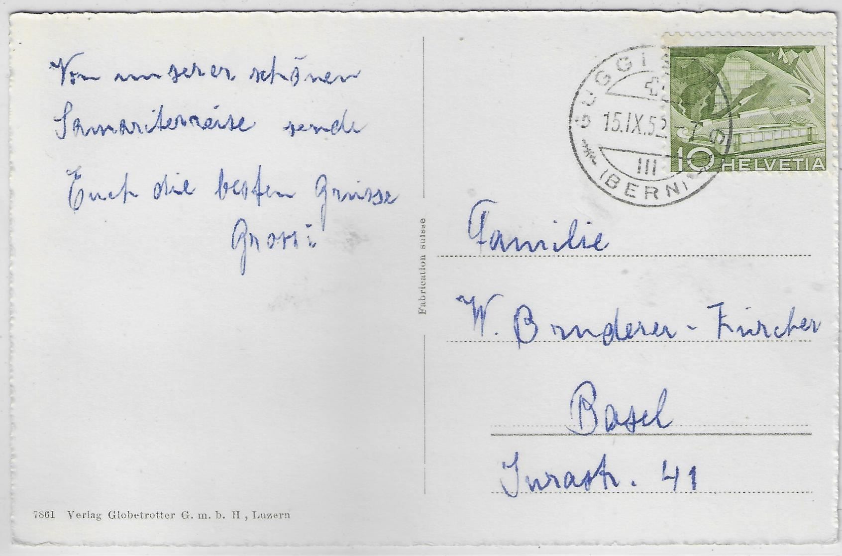 Cartoline postali: Guggisberg - Generalansicht – Usato da Ettingen venduto da Kartenplanet 1