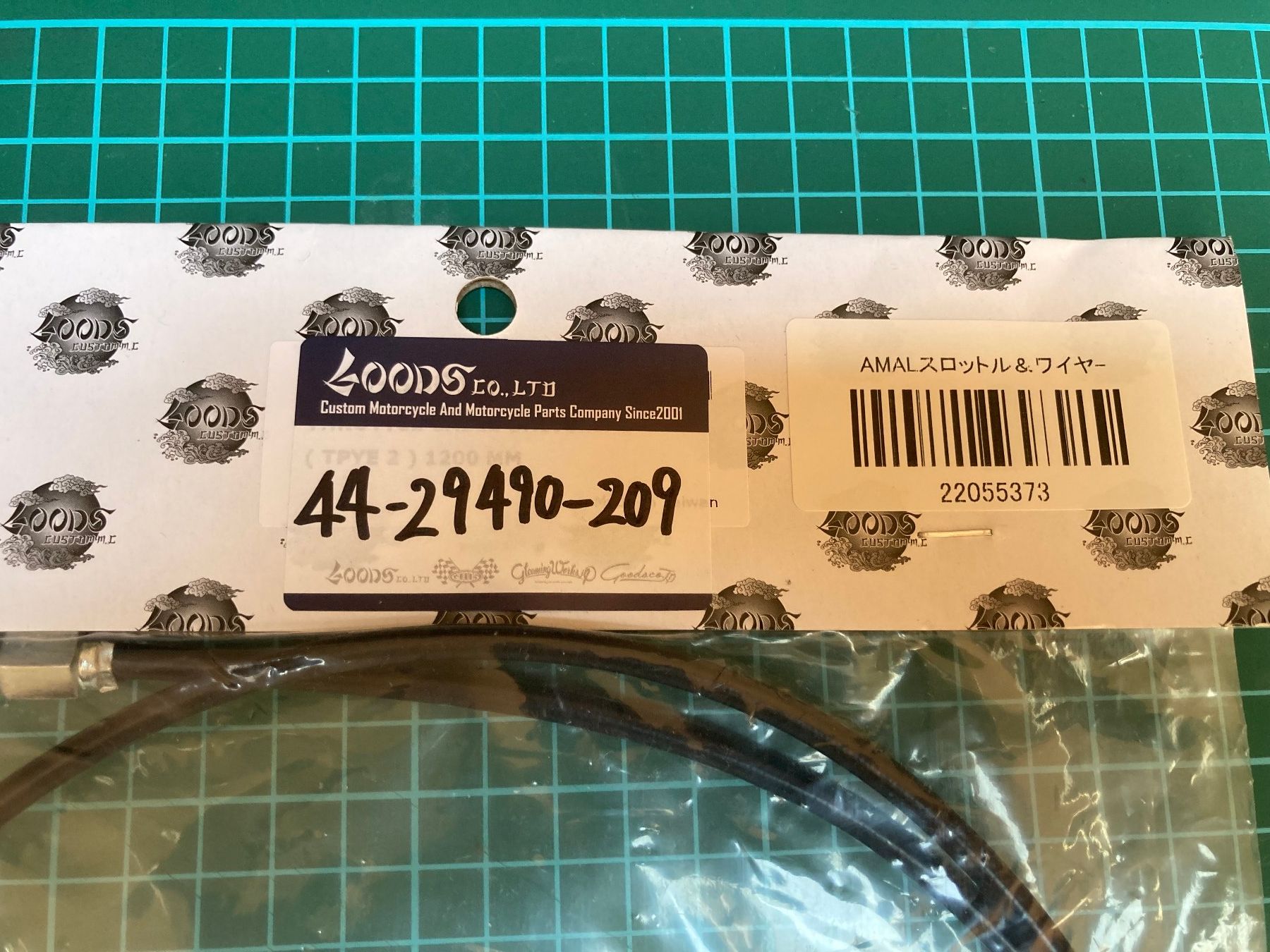 Tutti i ricambio per moto: Amal Throttle + wire cable / 22mm / custom motorcycle – Nuovo e nell'imballaggio originale da Froideville venduto da EL.YACHT.Okaz 4