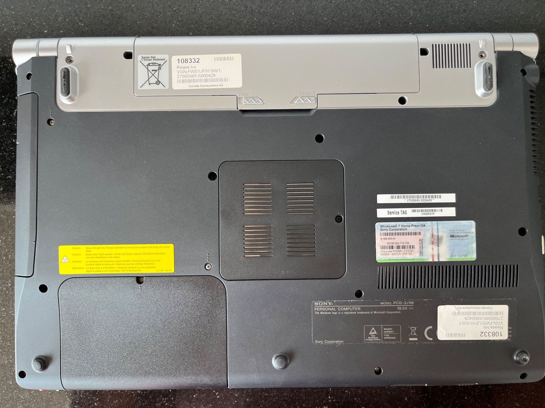 Vaio Notebook: SONY Vaio VGN-FW51JF – Usato da Zürich venduto da ivo_t9rd 4