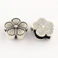 Legierte Schiebeperlen Blume 3Stück