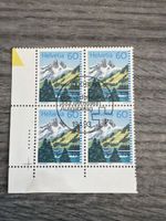 Briefmarken Helvetia 60 Rappen Serie 4 Stück 19.1.93