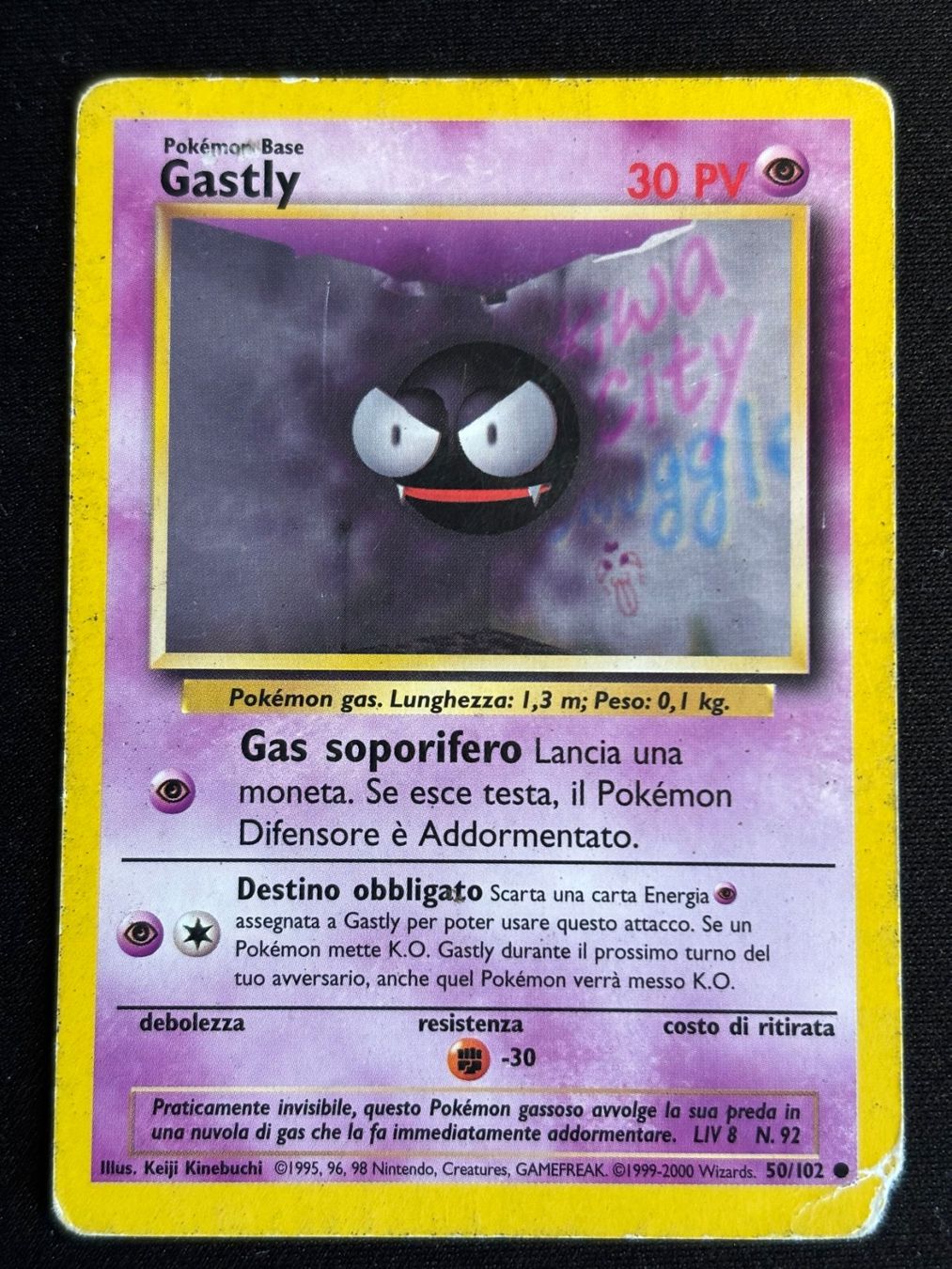 Pokémon Sammelbilder & Trading cards: Pokemon Gastly - Base set 50/102 - Italiano – Gebraucht aus Bern von Big_GS