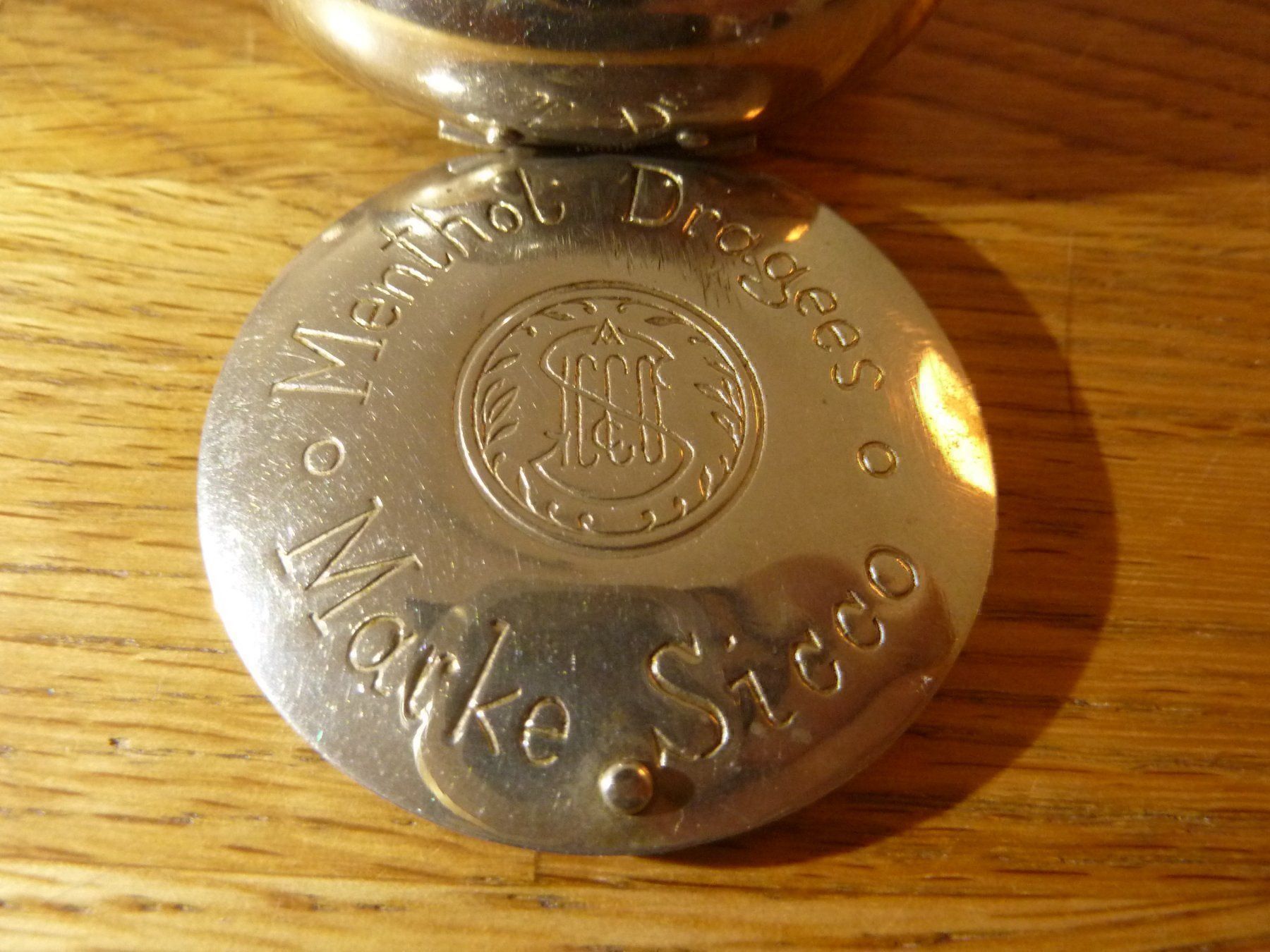 Barattoli: BLECHDOSE Siccos Menthol Dragees 1915 – Usato da Hochfelden venduto da swissice 4