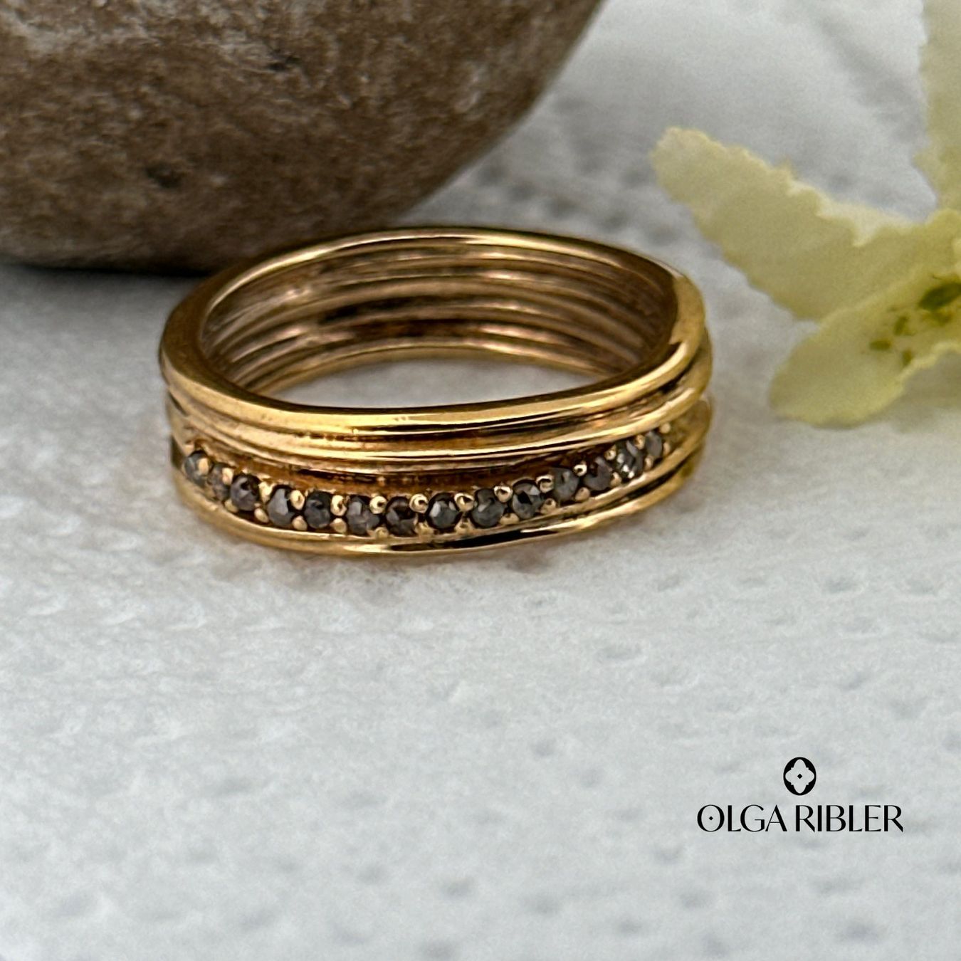 Olga Ribler Anelli: Diamanten Sterling Silber Ring - Grösse 59 – Nuovo (secondo la descrizione) da Luzern venduto da Schmuckoutlet 2