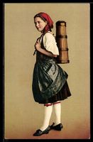AK Kanton Bern, Mädchen aus Guggisberg