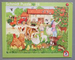 Schmidt Puzzle - Bauernhof - 24 Teile - komplett