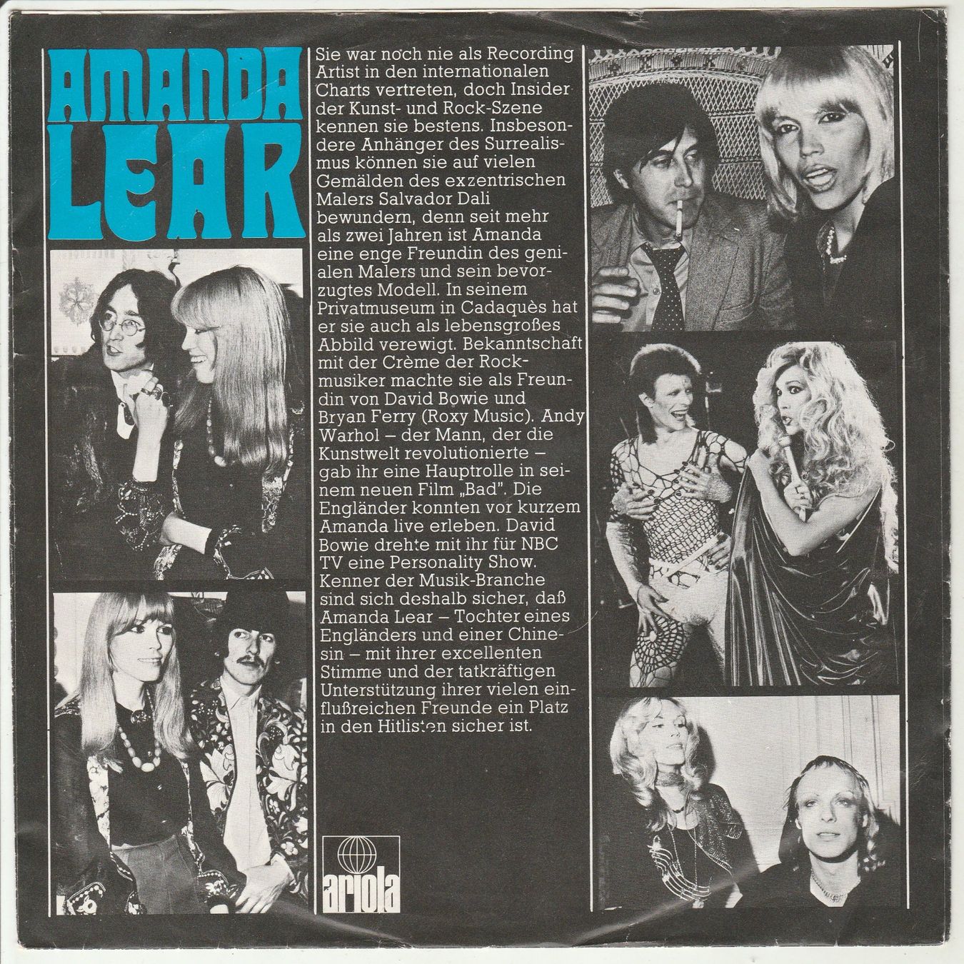Schallplatten: Amanda Lear - La Bagarre 7" Vinyl 1976 – Gebraucht aus Tübach von JamesStone 1
