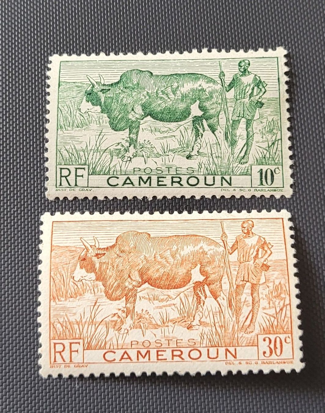 Tutti i francobolli: Kamerun 1946 briefmarke – Usato da St Gallen venduto da Stampsalshobby