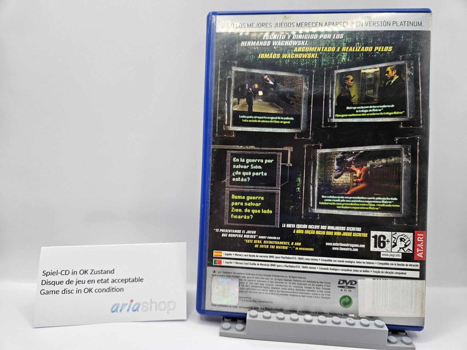 Sony Giochi: Enter the Matrix PS2 FR/EN – Usato da Hauterive NE venduto da ariashopch 1