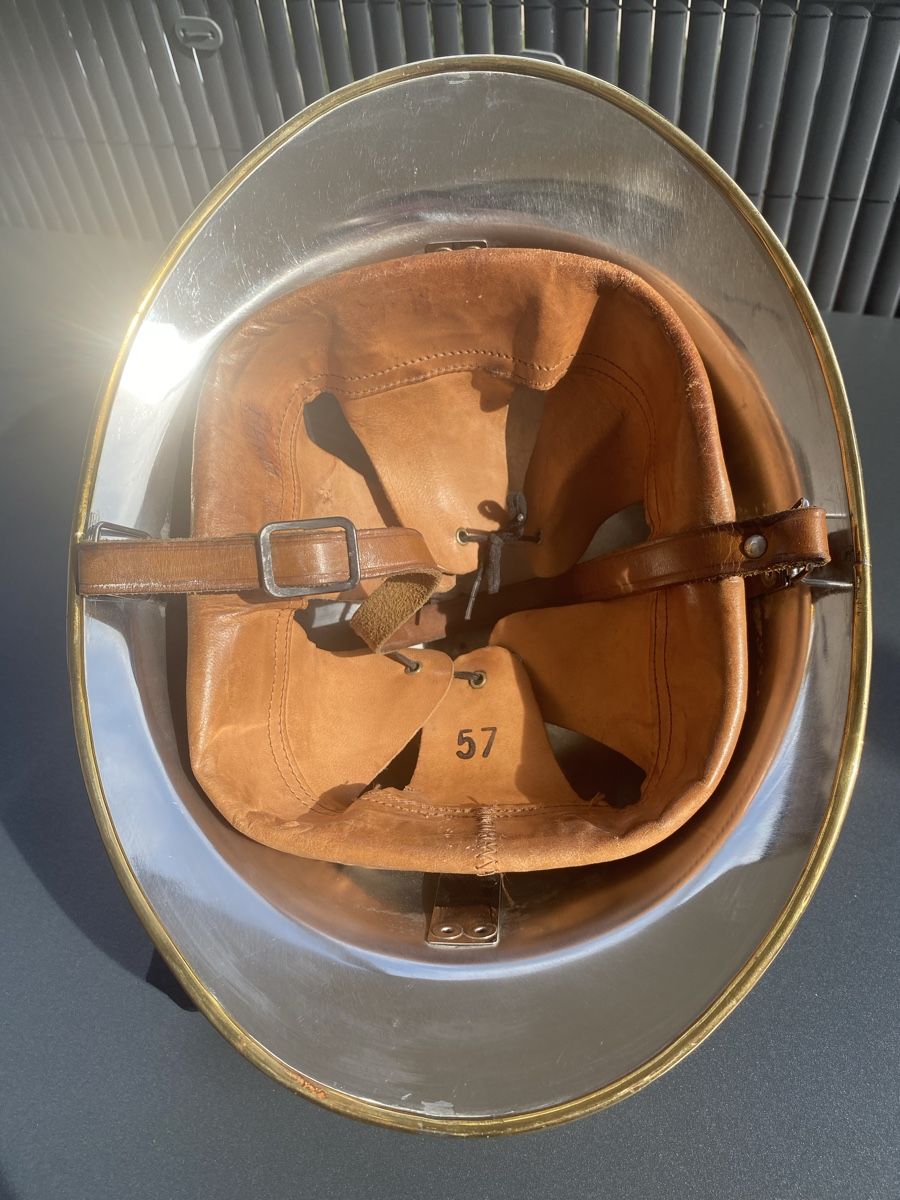 Pompieri: Casque pompiers modèle  1933  – Usato da bôle venduto da Pilou83 3