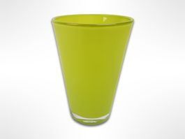 Glasvase grün