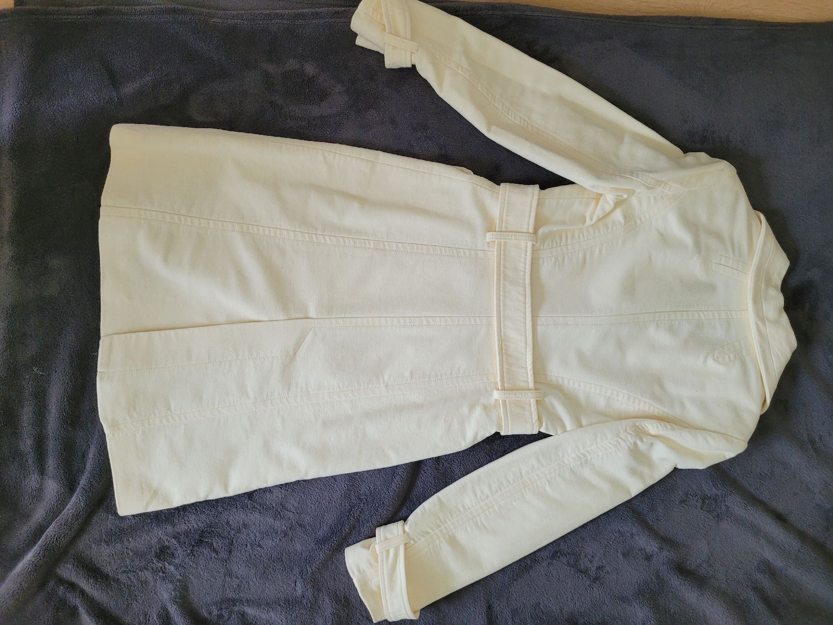 Mango Cappotti: Mango Damen Herbst Mantel, creme weiss, Grösse S – Usato da Winterthur venduto da Netta777 1