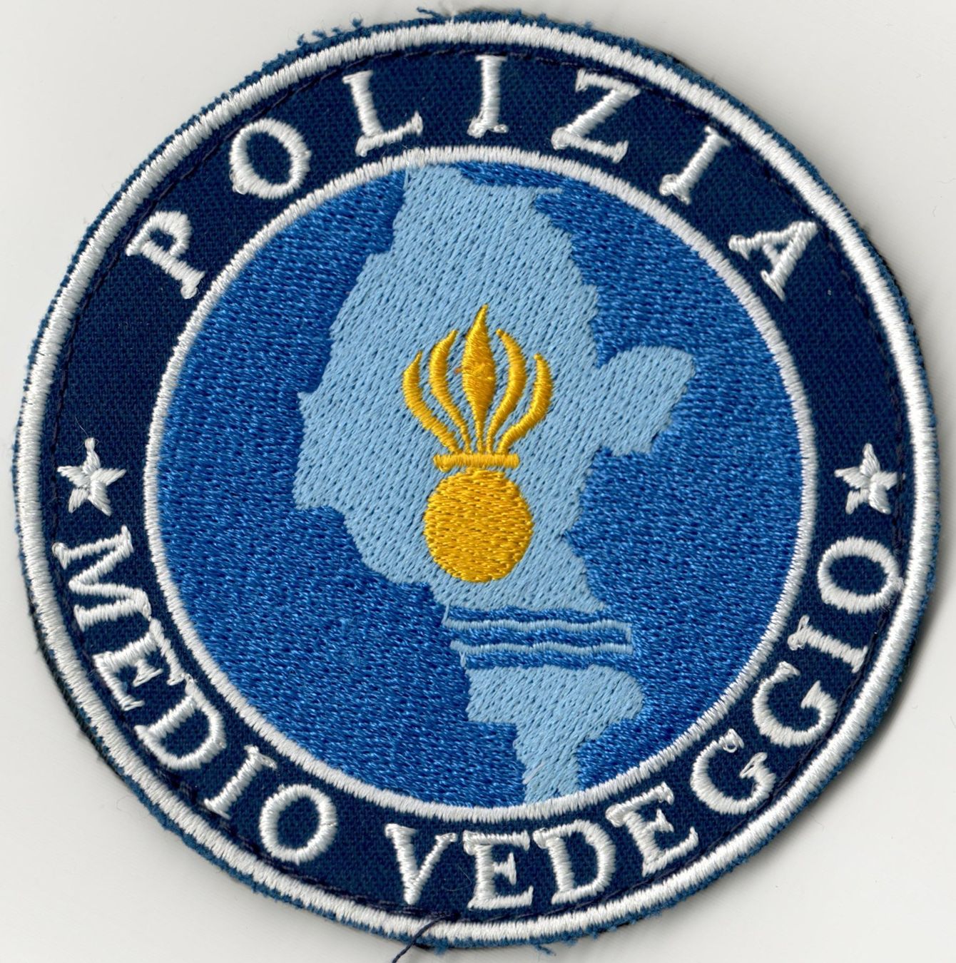 Placchette & Badge: Badge Polizia Comunale Medio Vedeggio – Usato da Caslano venduto da HyperSkyUp99