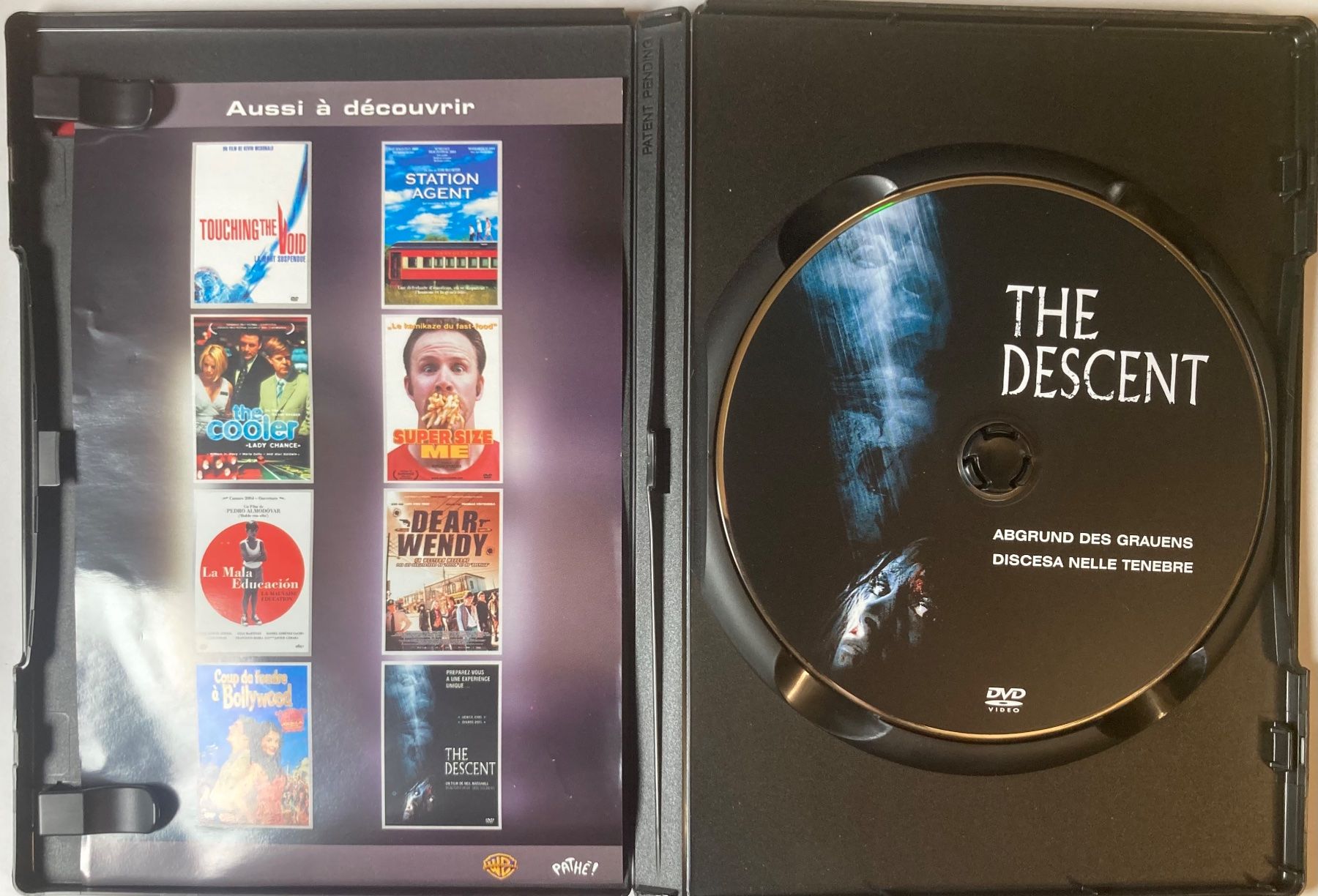 Tutti i DVDs: THE DESCENT (PRÉPAREZ-VOUS A UNE EXPÉRIENCE UNIQUE...) – Usato da Poliez-Pittet venduto da Newtown-Records 2