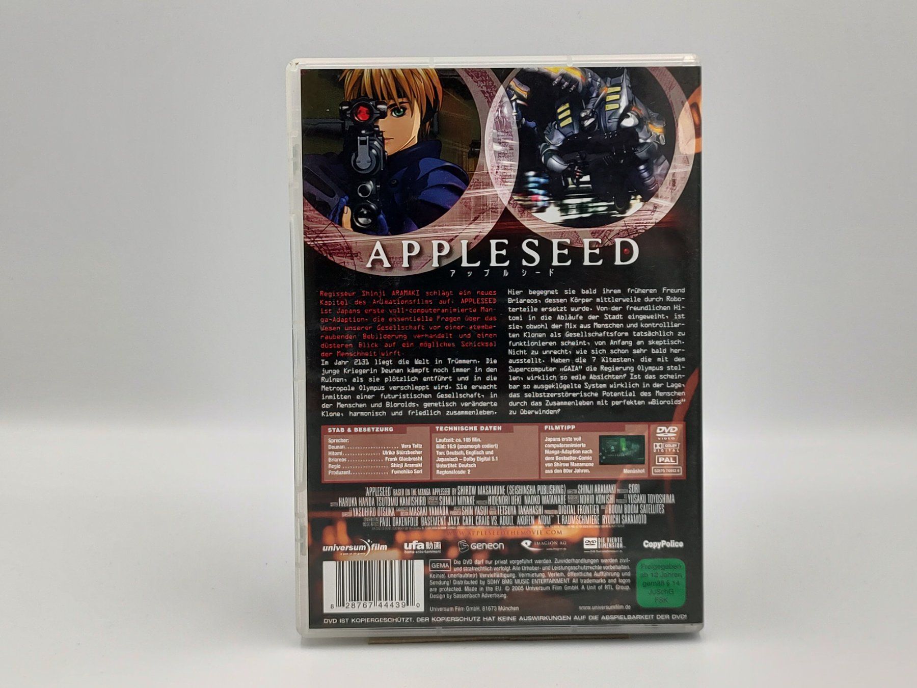 Tutti i DVDs: APPLESEED - Versand, nur CHF 2.50! – Usato da Siblingen venduto da goodprice24 1