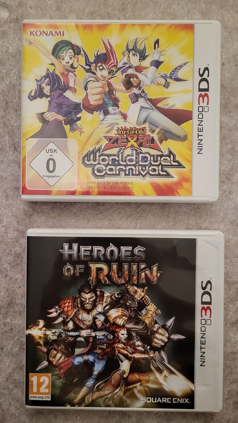 Nintendo Giochi: Nintendo 3DS Spiele Set.2x Kompl.Top ! – Nuovo (secondo la descrizione) da Biel/Bienne venduto da Retrohr