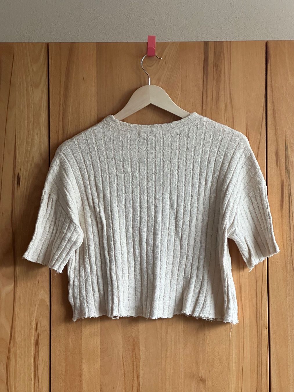 Mango T-shirt: Mango strick Top, beige, Gr. XS – Usato da Schlieren venduto da car_2bwb 1