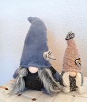2 herzige Wichtel aus Stoff