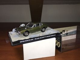 Aston Martin DBS 1/43 on her majesty‘s secret servi 007 Bond