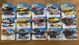 15x Hot Wheels Fahrzeuge NEU