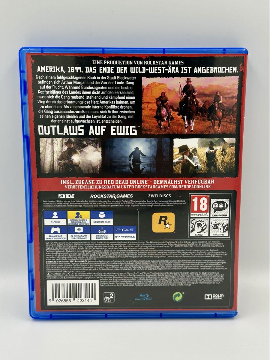 Sony Giochi: Red Dead Redemption 2 – PS4 – Usato da Lyss venduto da Swissmantis 1