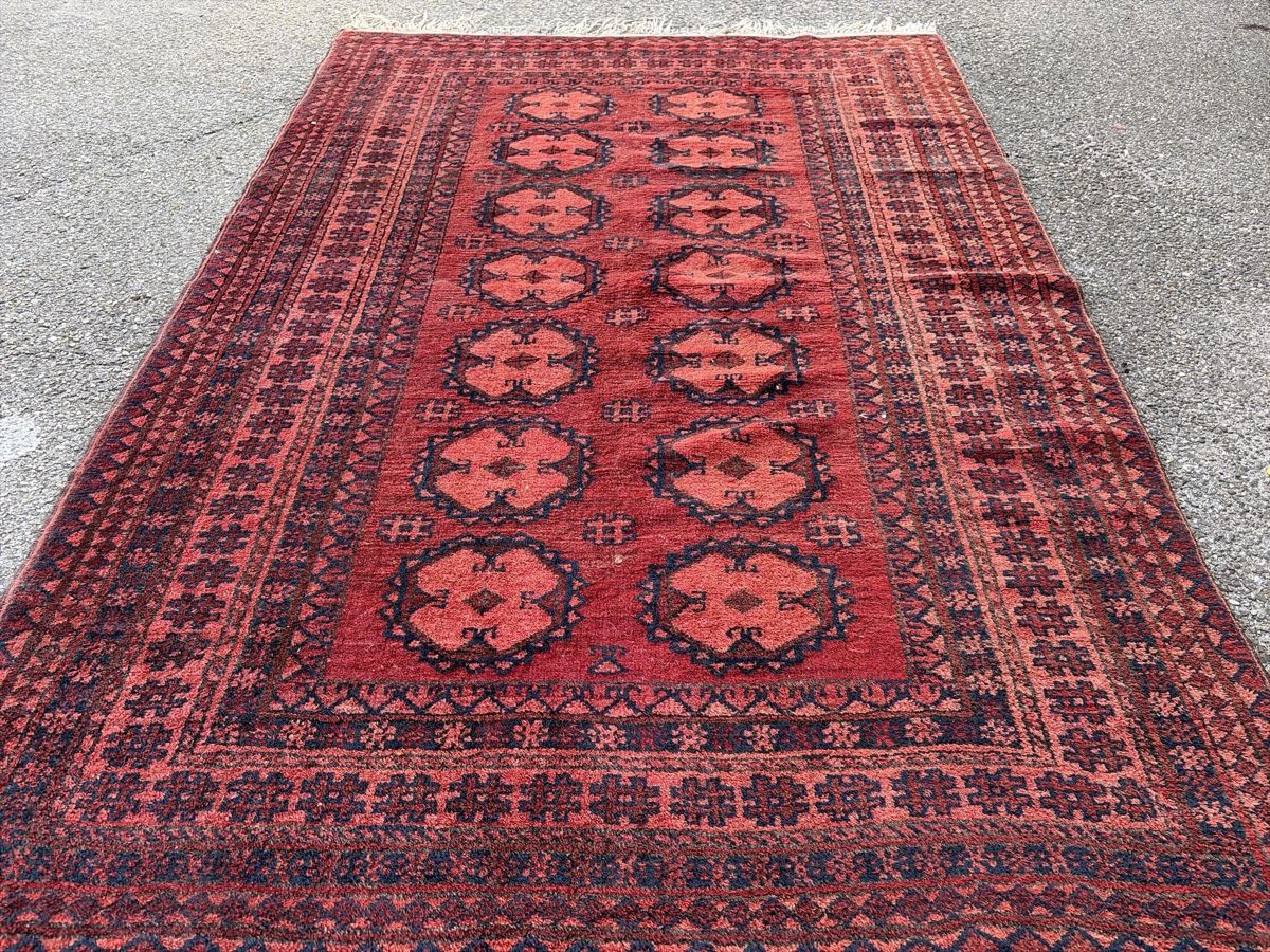 Teppiche: Afgan Teppich rot  – Gebraucht aus Wängi von Tesimo 1
