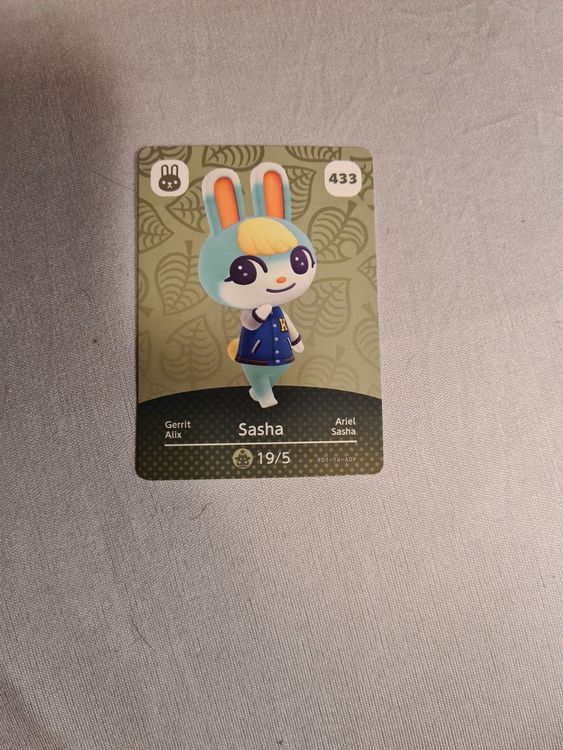 La série 4 des cartes amiibo Animal Crossing en