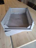 Faltbare Aufbewahrungsbox 4 Stk grau neuwertig