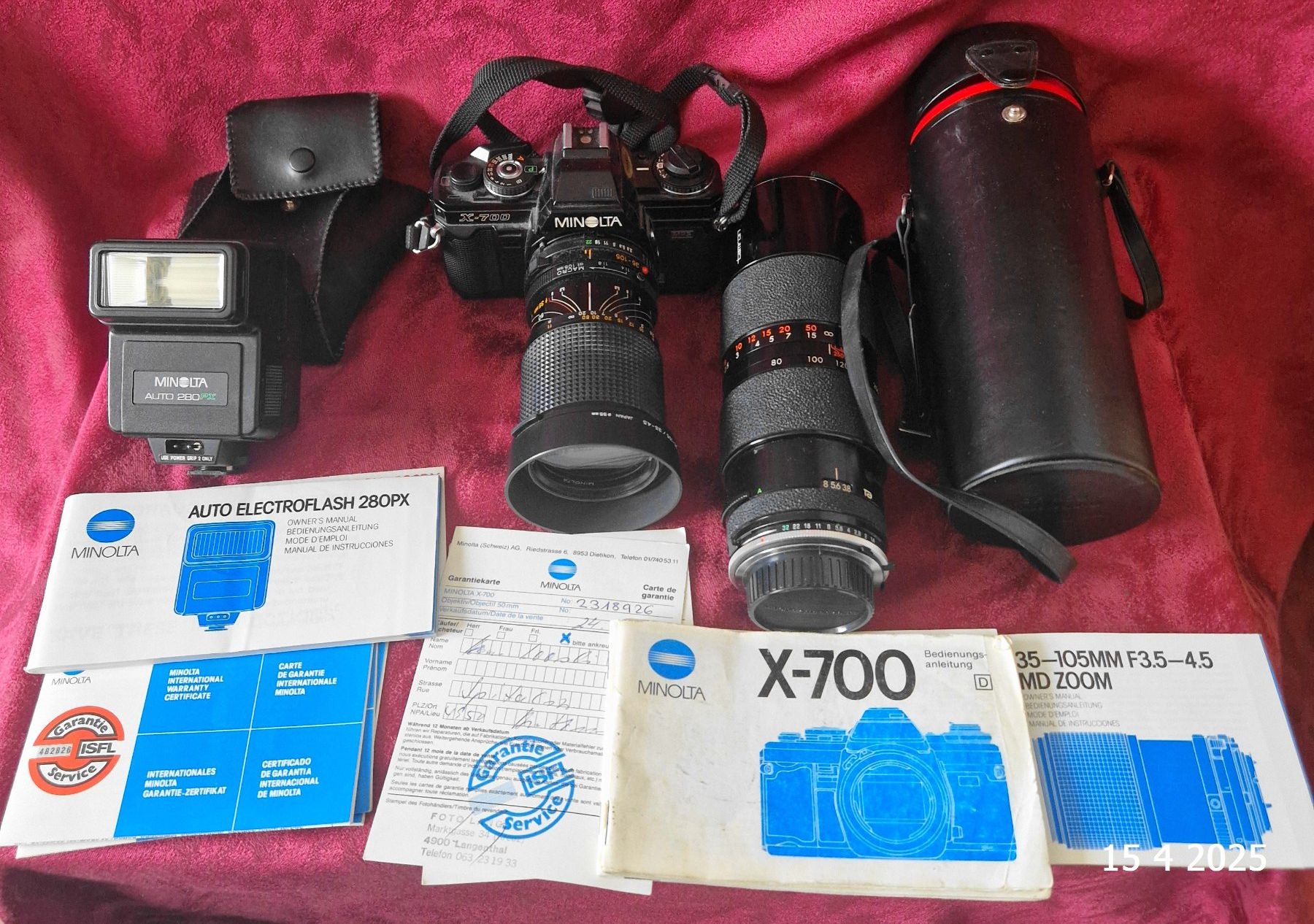 Minolta Fotocamera: Fotoausrüstung Minolta X-700 – Usato da Basel venduto da The_Onliners