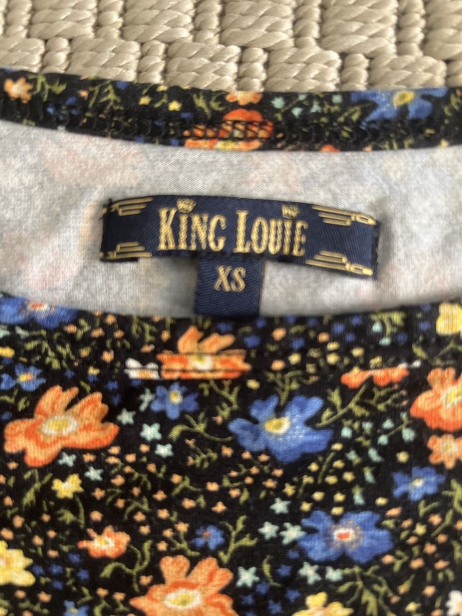 King Louie Tops: King Louie Top Blumenmuster, XS – D'occasion à Solothurn par Bobesch08 4