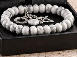 Howlith Ruby Mania – Armband Nr. 5 Design: Rundes Howlith-Ar
