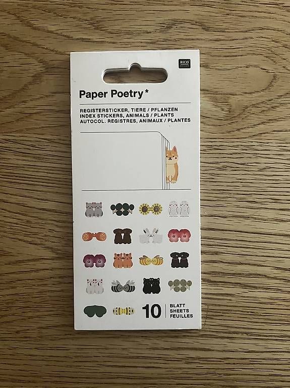 Sticker: Paper Poetry Index Stickers – Nuovo (secondo la descrizione) da Zürich venduto da nic_l9gv