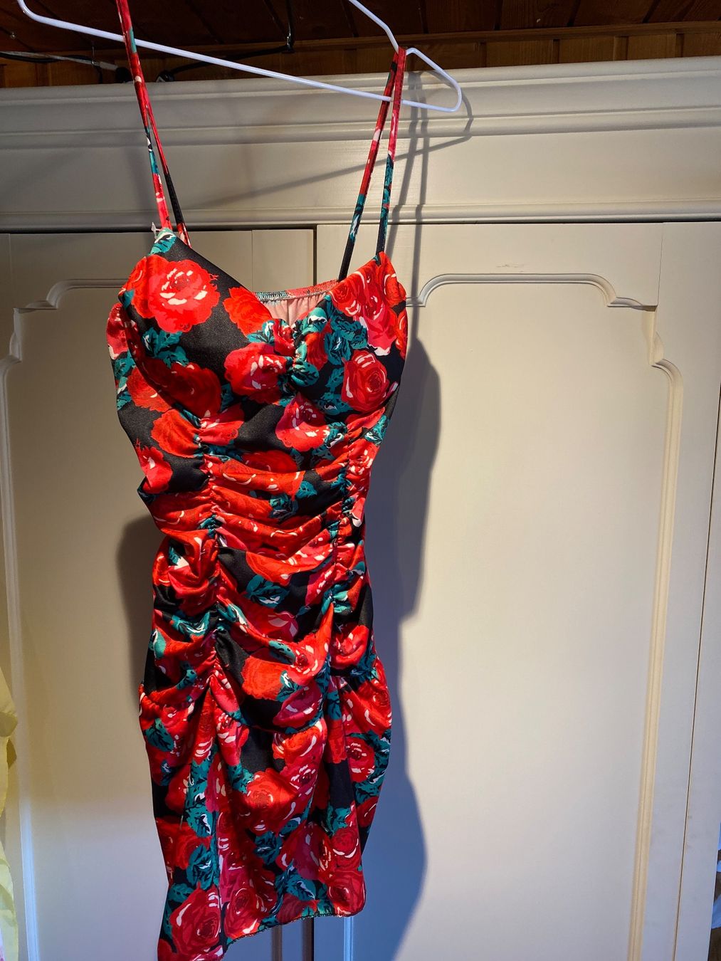 Kleider: TRÄGERKLEID-SEIDENGLANZ-ROSEN – Neu und originalverpackt aus Meienried von ManuelaBoutique 5