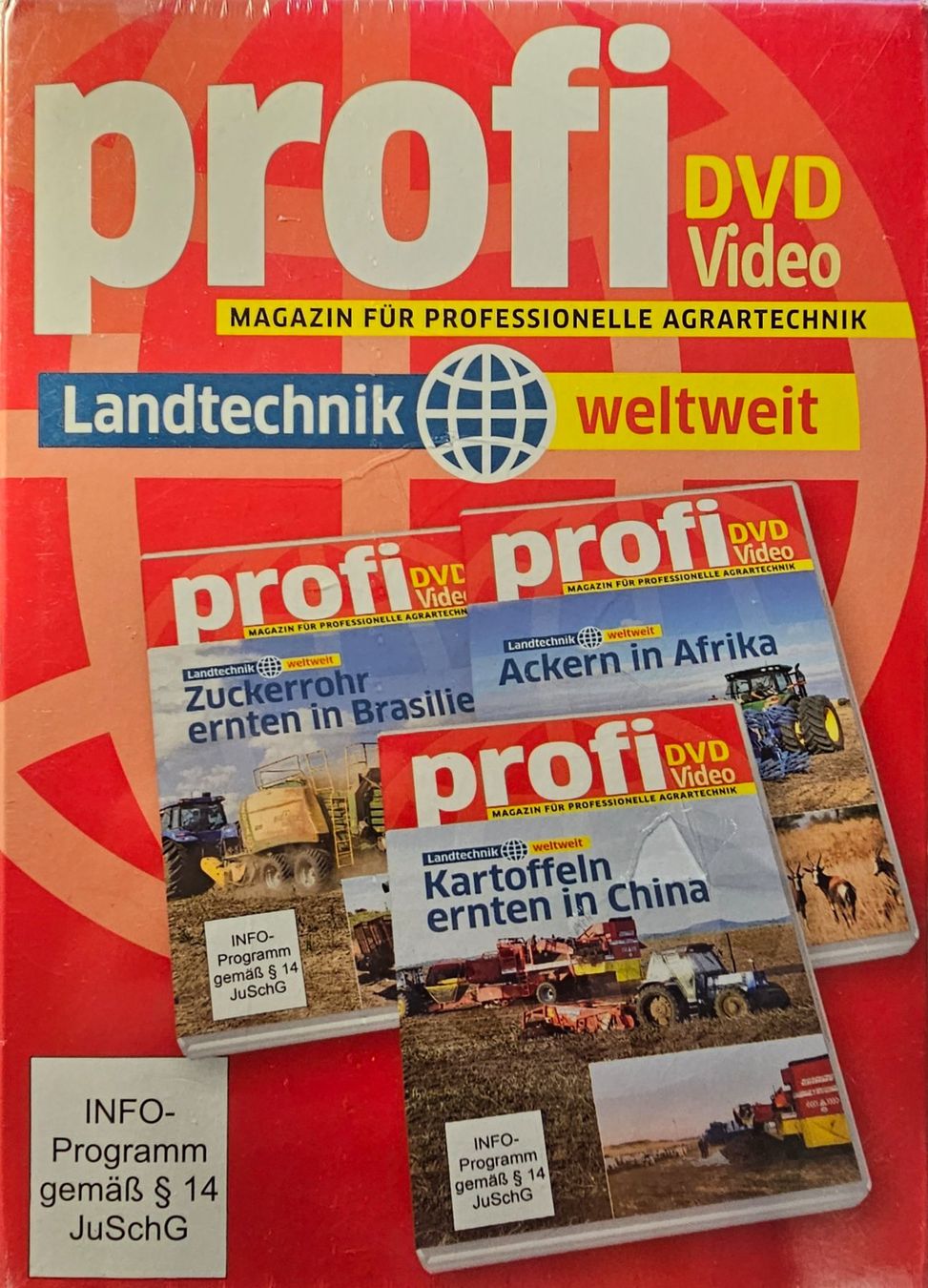 Tous les DVDs: Landtechnik Weltweit - 3 DVD Box Set – Neuf avec emballage d'origine à Wahlen b. Laufen par Cg10