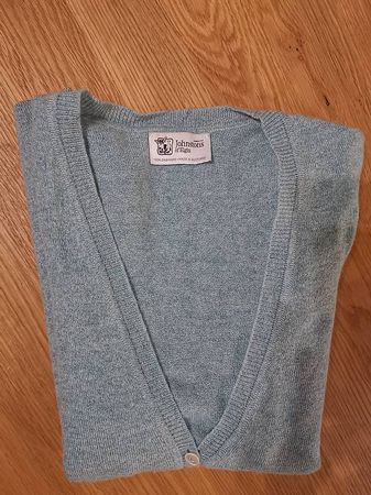 Johnstons of Elgin- Kaschmir Cardigan in Türkis