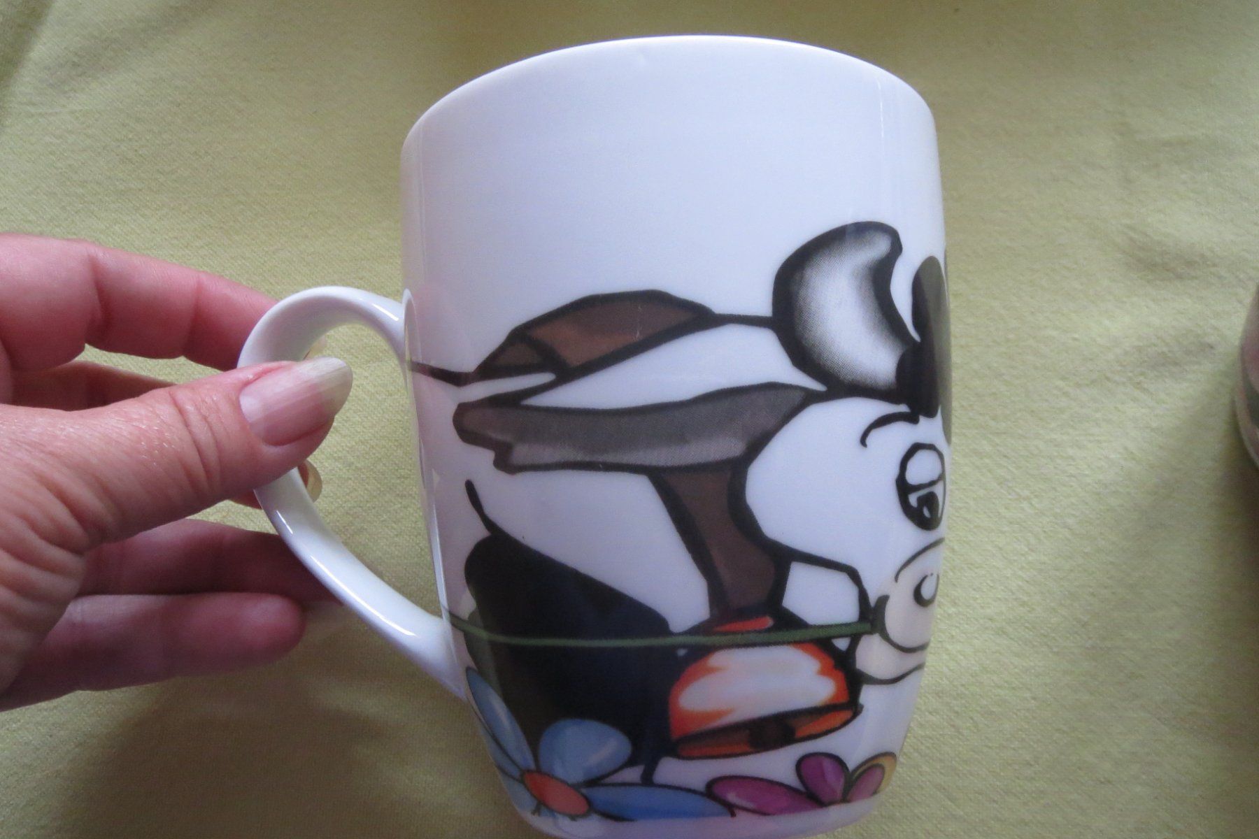 Tazze: Tassen mit Kuh und Blumenmuster – Usato da Herisau venduto da fan_h9qj 1