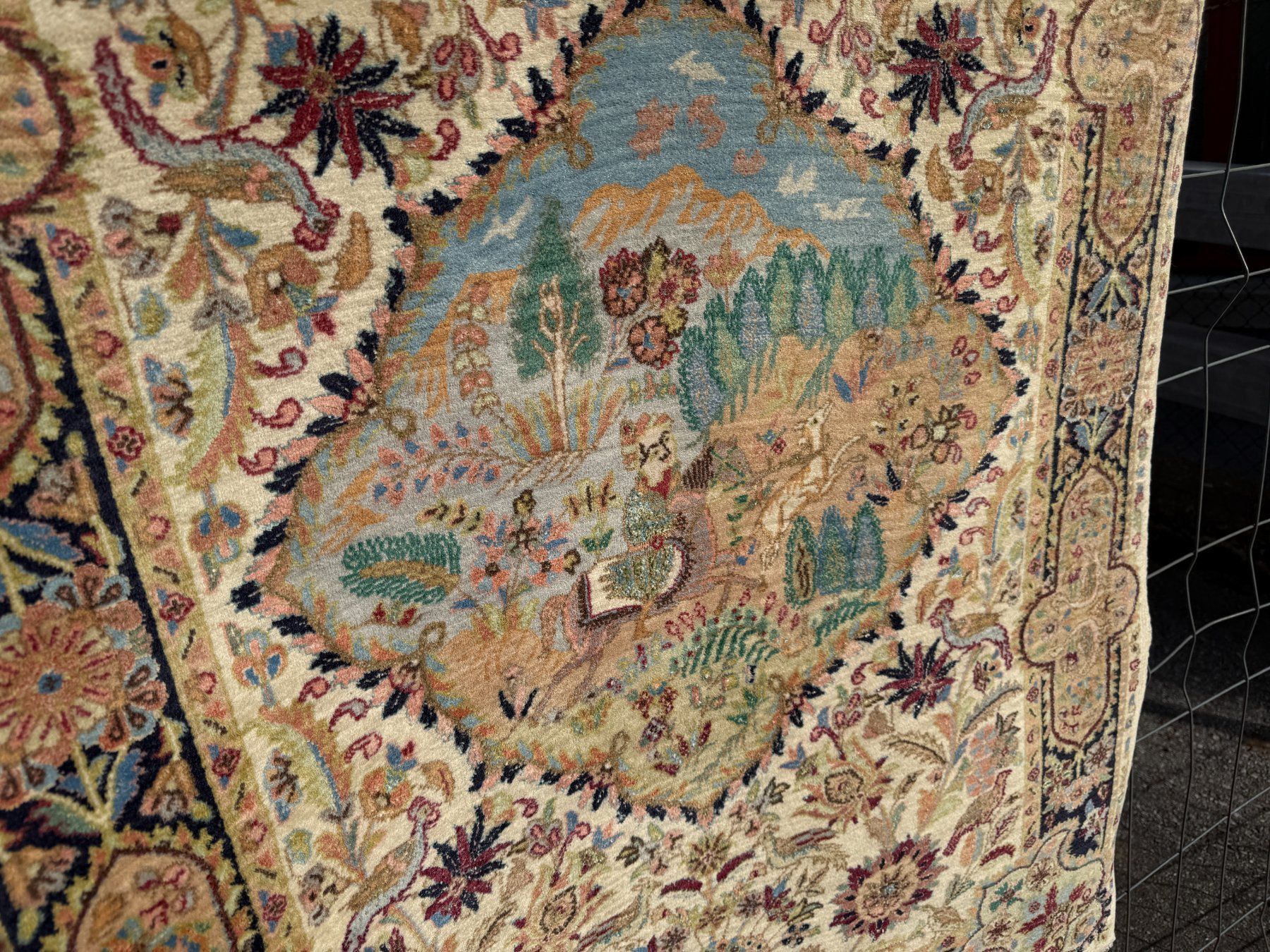 Tappeti: Tabriz Tabatabai mit Seide Teppich 140x98cm sauber – Usato da Vacallo venduto da cri_229f 5