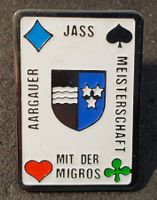 Y721 - Pin Jassen Jasskarten Aargauer Jass Migros Nr. 173